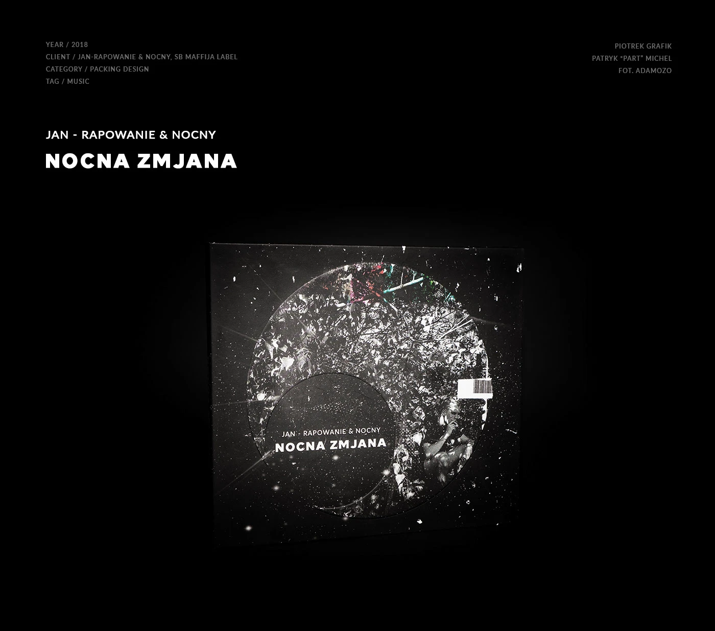 Nocna Zmjana, projekt i okładka